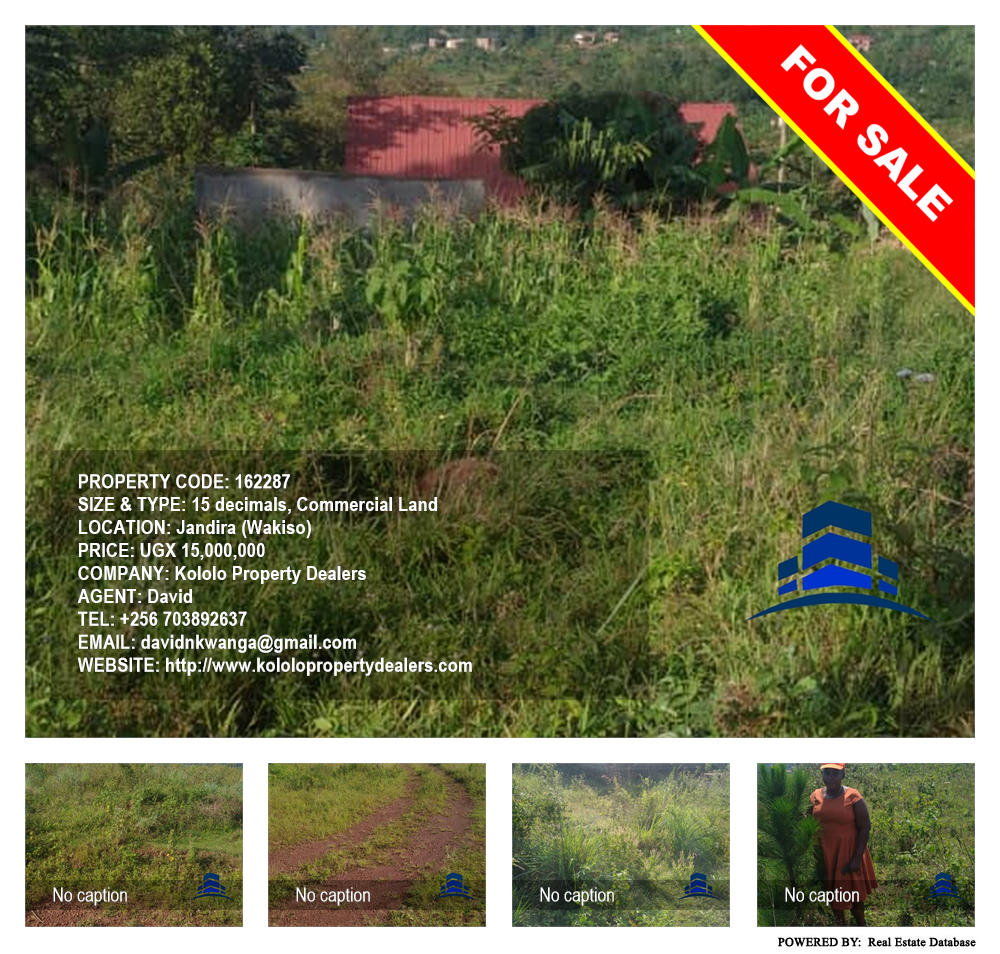 Commercial Land  for sale in Jandira Wakiso Uganda, code: 162287