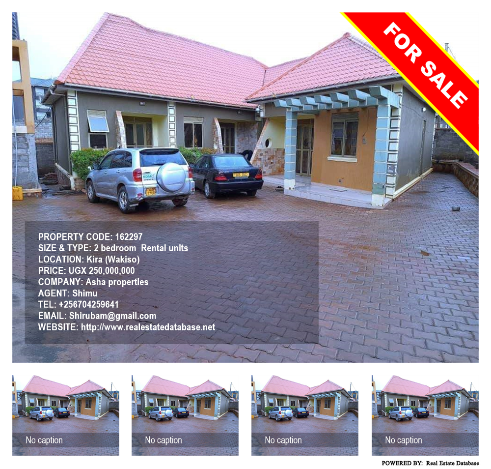 2 bedroom Rental units  for sale in Kira Wakiso Uganda, code: 162297