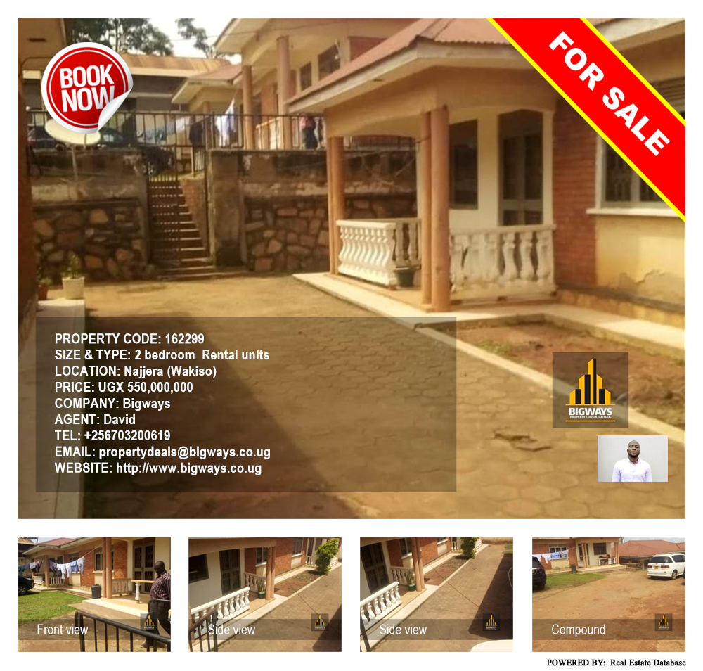 2 bedroom Rental units  for sale in Najjera Wakiso Uganda, code: 162299