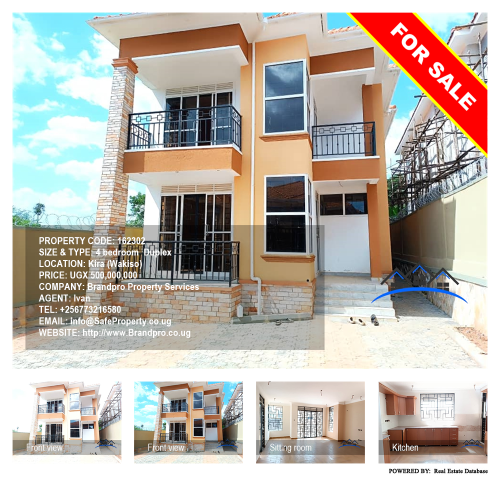 4 bedroom Duplex  for sale in Kira Wakiso Uganda, code: 162302