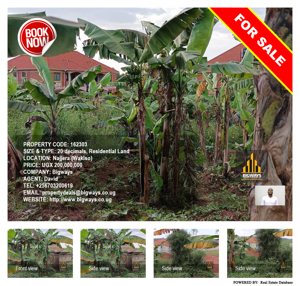 Residential Land  for sale in Najjera Wakiso Uganda, code: 162303