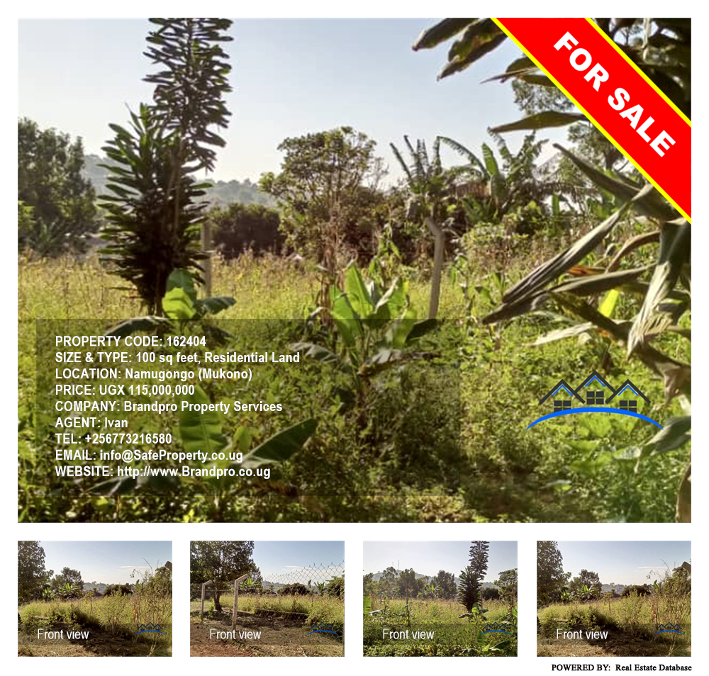 Residential Land  for sale in Namugongo Mukono Uganda, code: 162404