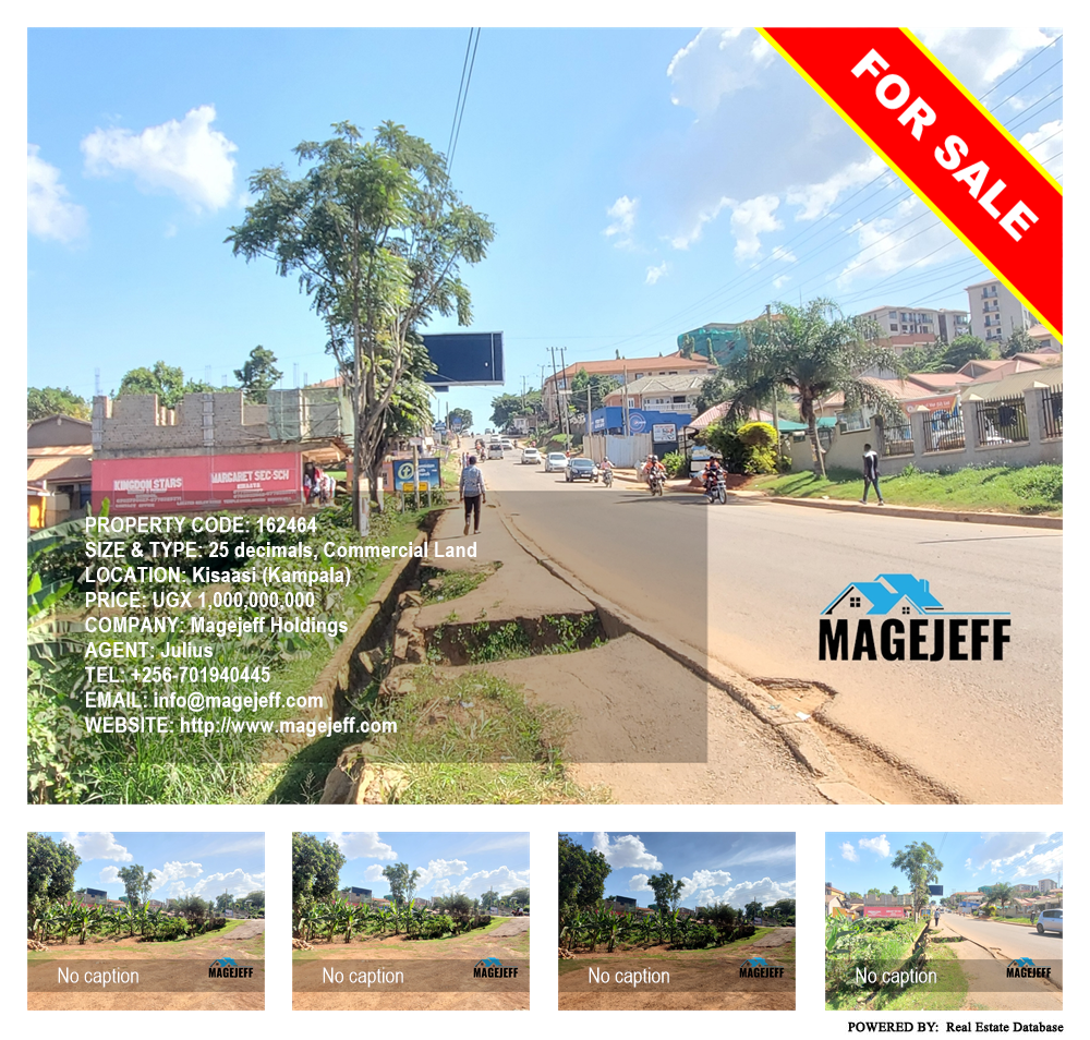 Commercial Land  for sale in Kisaasi Kampala Uganda, code: 162464