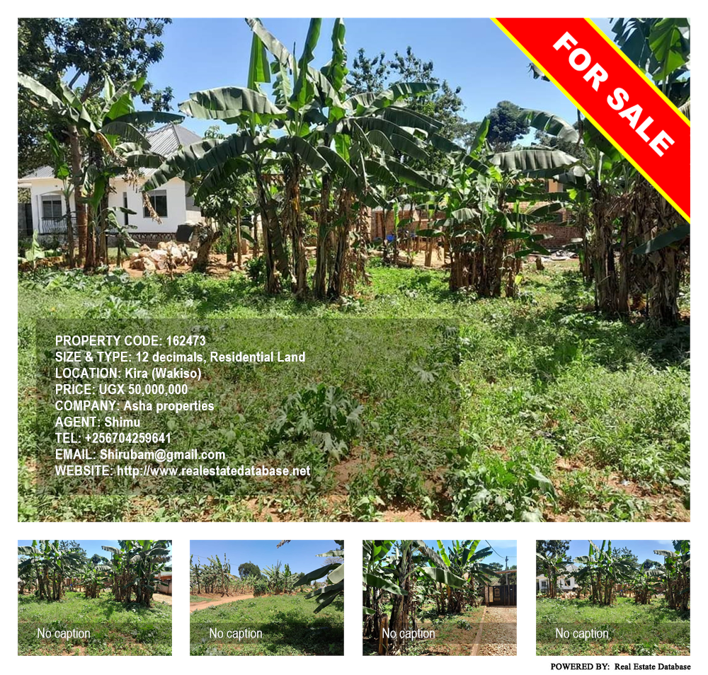 Residential Land  for sale in Kira Wakiso Uganda, code: 162473