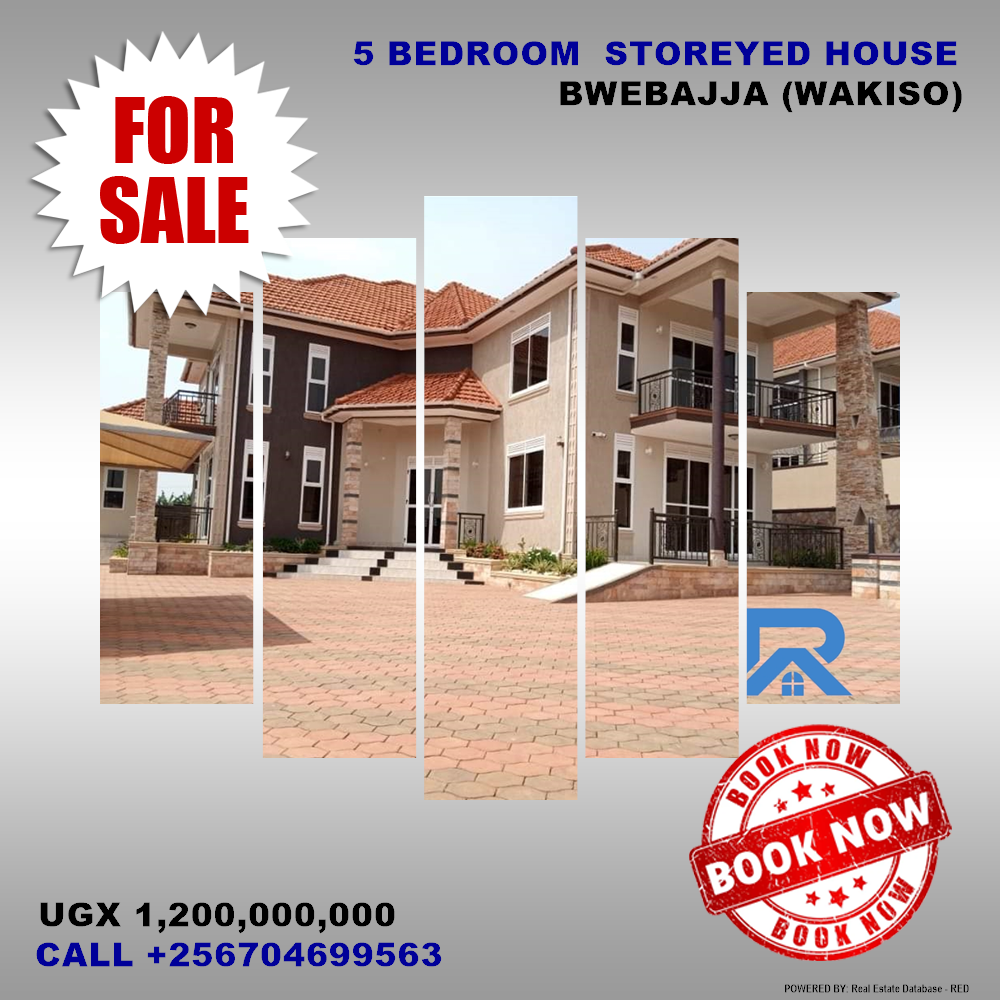5 bedroom Storeyed house  for sale in Bwebajja Wakiso Uganda, code: 162481