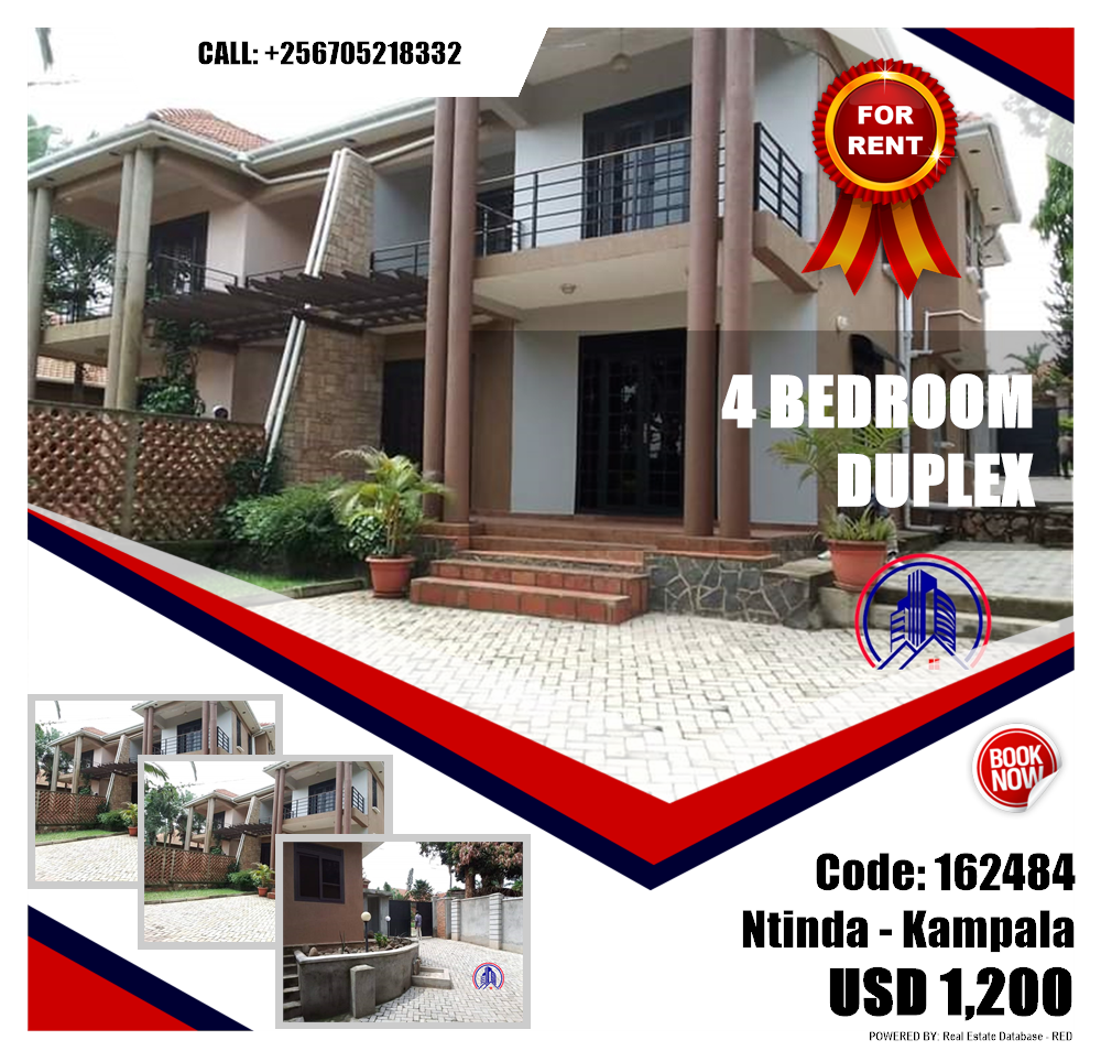 4 bedroom Duplex  for rent in Ntinda Kampala Uganda, code: 162484