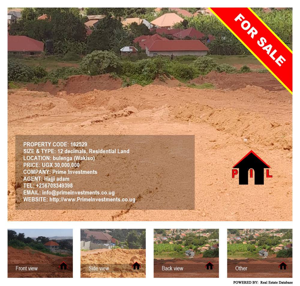 Residential Land  for sale in Bulenga Wakiso Uganda, code: 162529