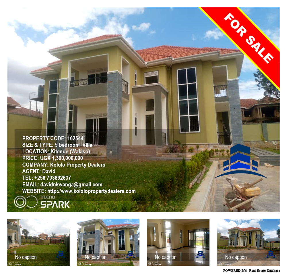 5 bedroom Villa  for sale in Kitende Wakiso Uganda, code: 162544