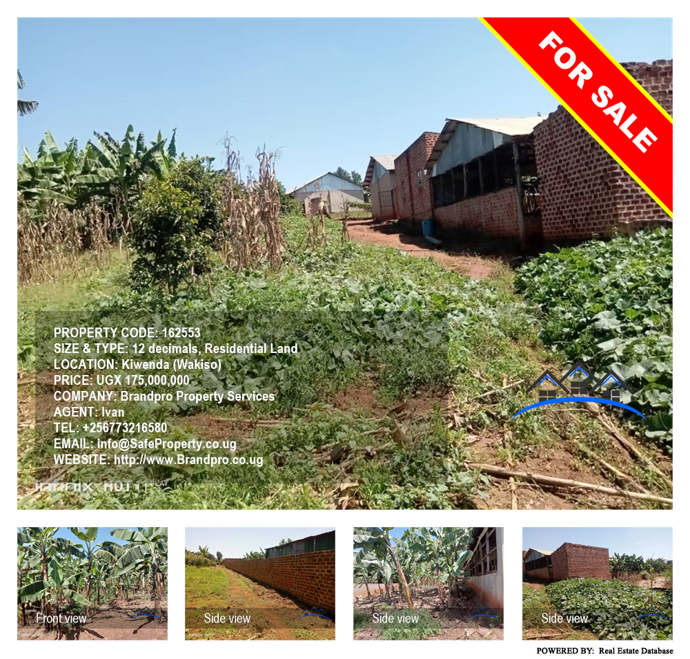 Residential Land  for sale in Kiwenda Wakiso Uganda, code: 162553
