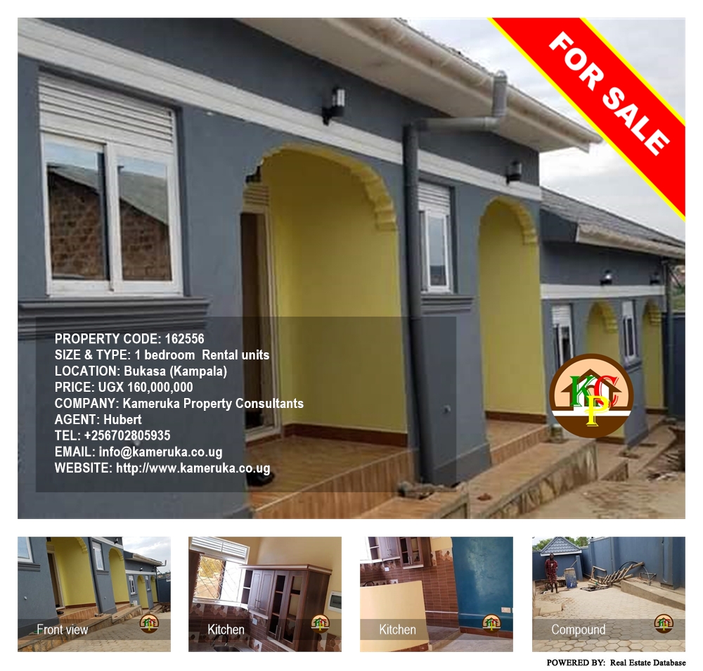 1 bedroom Rental units  for sale in Bukasa Kampala Uganda, code: 162556