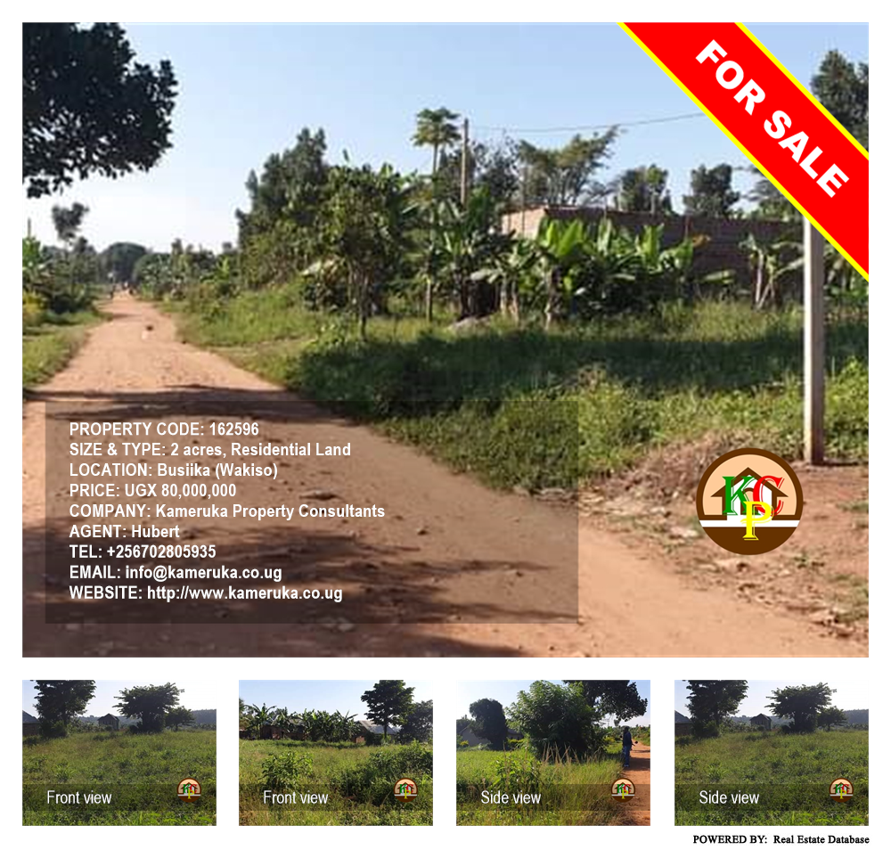 Residential Land  for sale in Busiika Wakiso Uganda, code: 162596