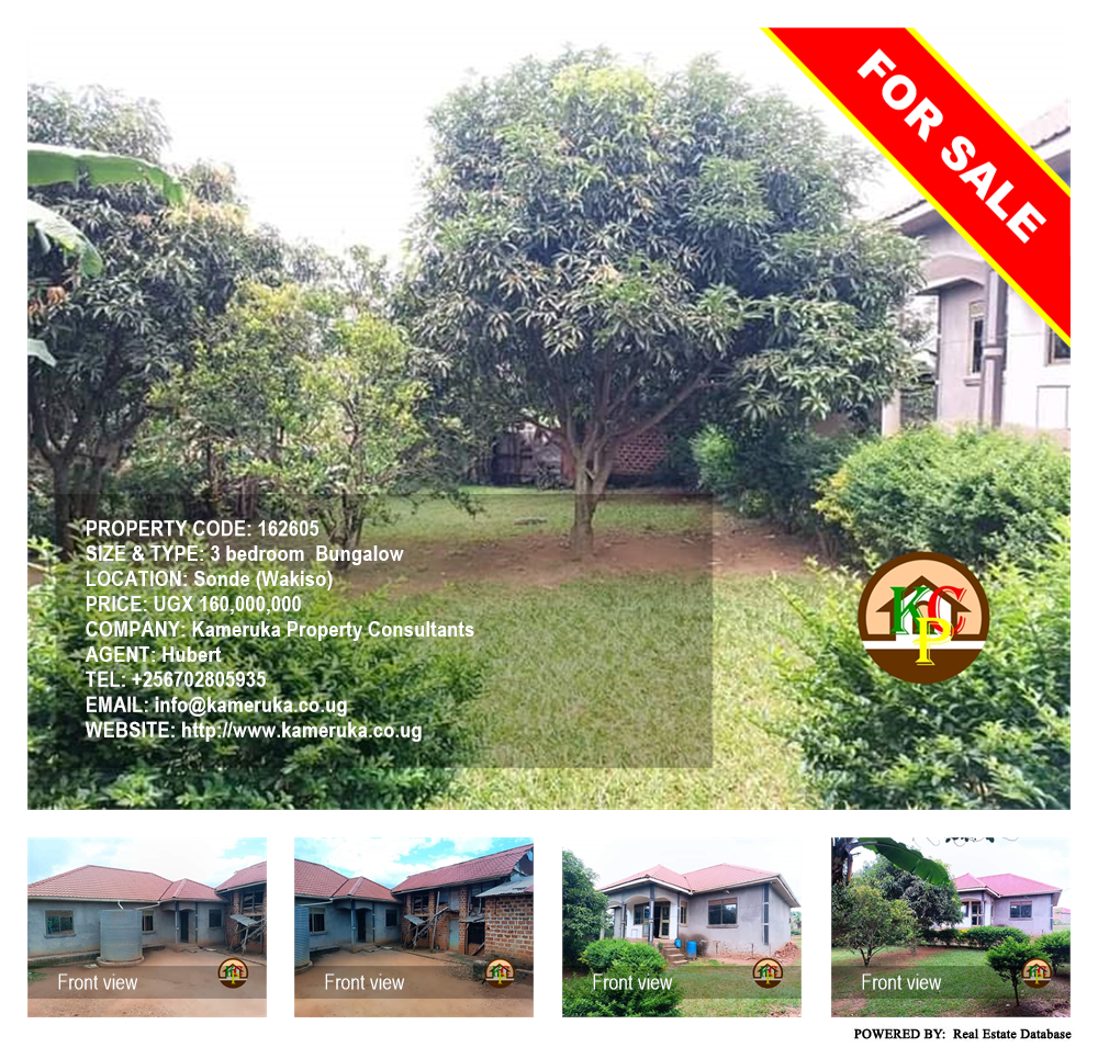 3 bedroom Bungalow  for sale in Sonde Wakiso Uganda, code: 162605