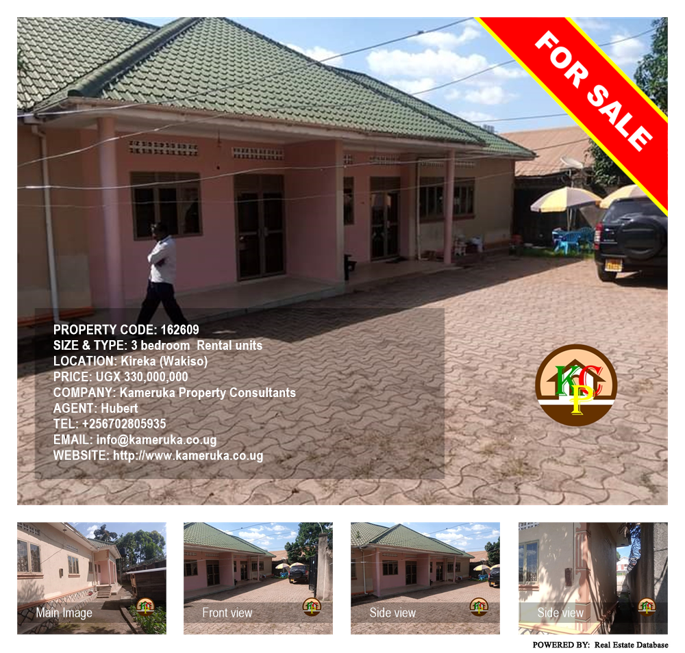 3 bedroom Rental units  for sale in Kireka Wakiso Uganda, code: 162609