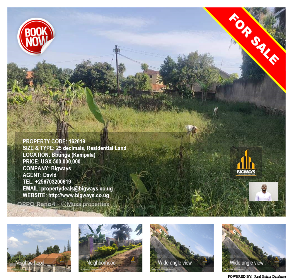 Residential Land  for sale in Bbunga Kampala Uganda, code: 162619