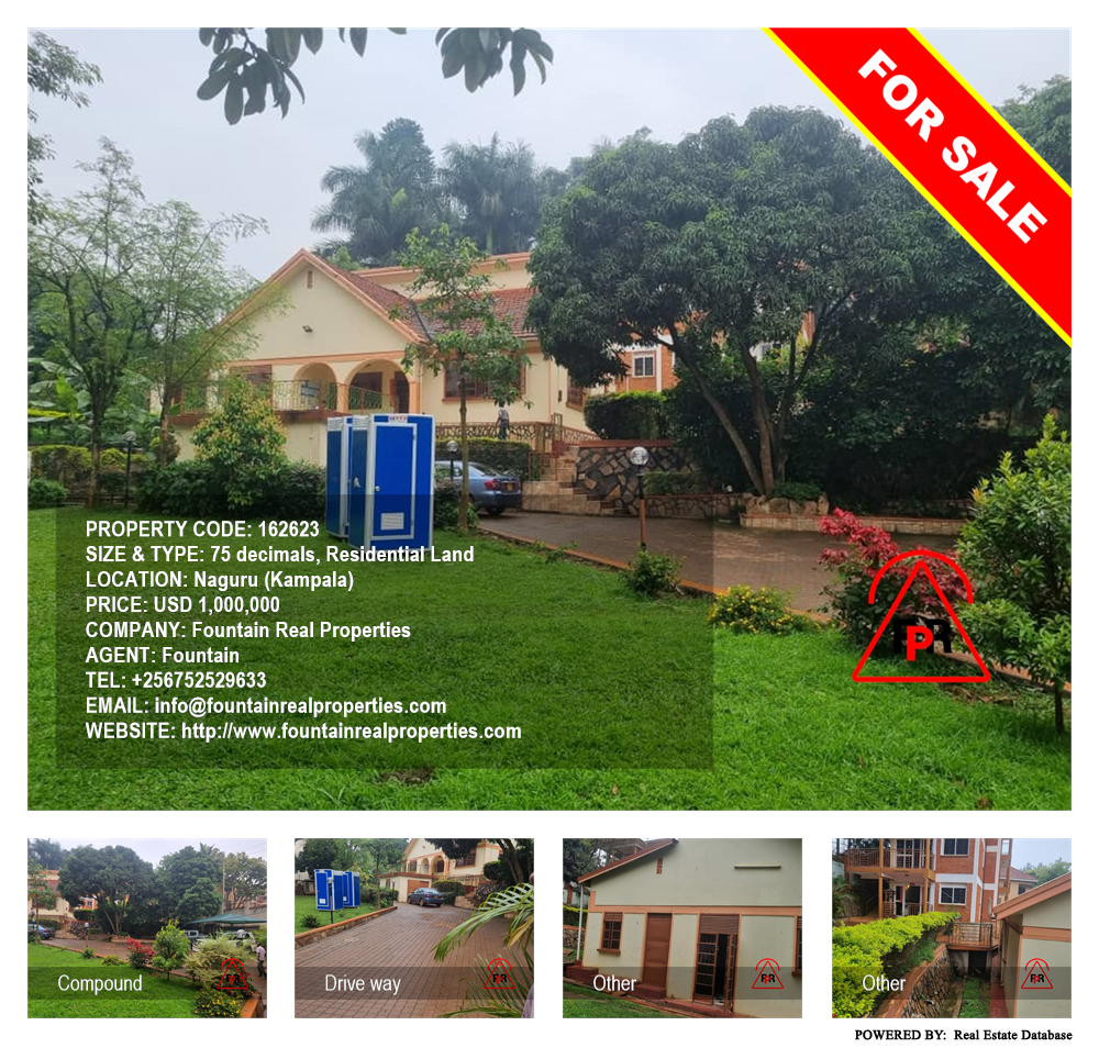 Residential Land  for sale in Naguru Kampala Uganda, code: 162623