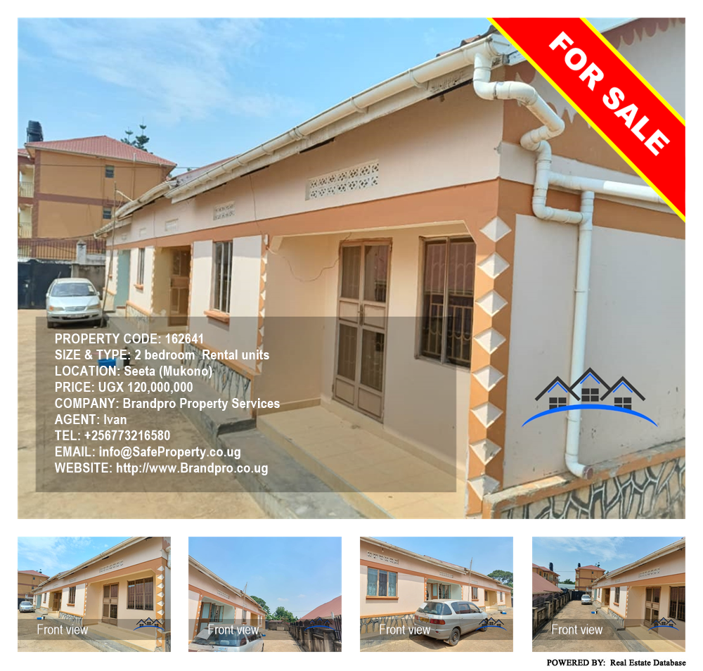 2 bedroom Rental units  for sale in Seeta Mukono Uganda, code: 162641