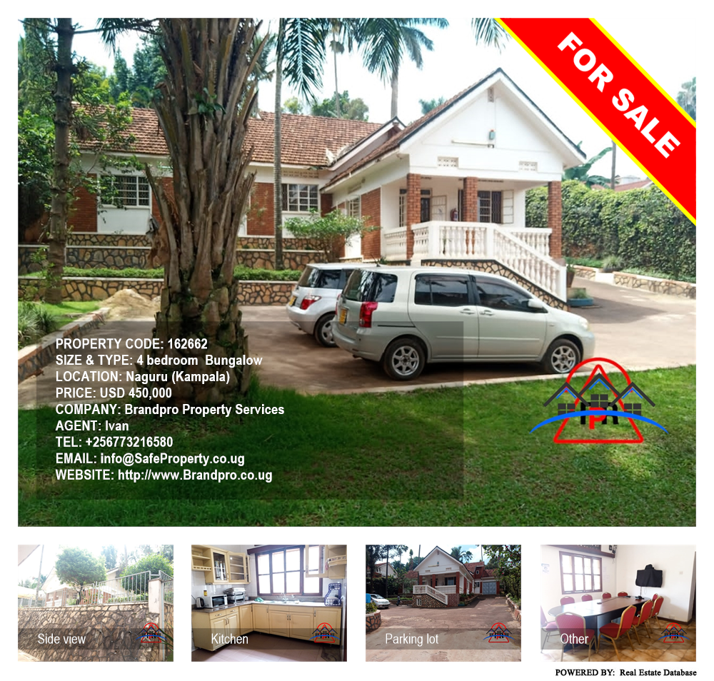 4 bedroom Bungalow  for sale in Naguru Kampala Uganda, code: 162662