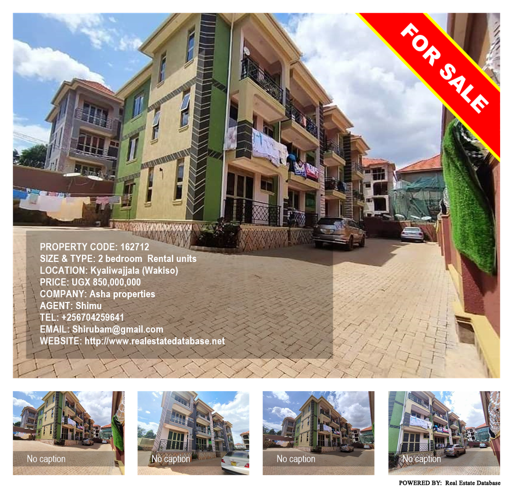 2 bedroom Rental units  for sale in Kyaliwajjala Wakiso Uganda, code: 162712