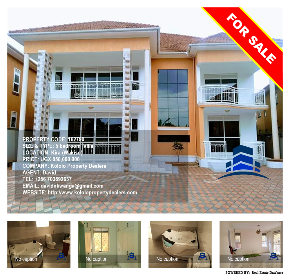 5 bedroom Villa  for sale in Kira Wakiso Uganda, code: 162790