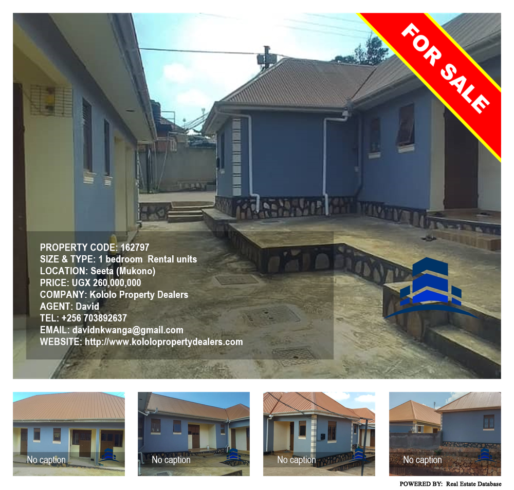 1 bedroom Rental units  for sale in Seeta Mukono Uganda, code: 162797