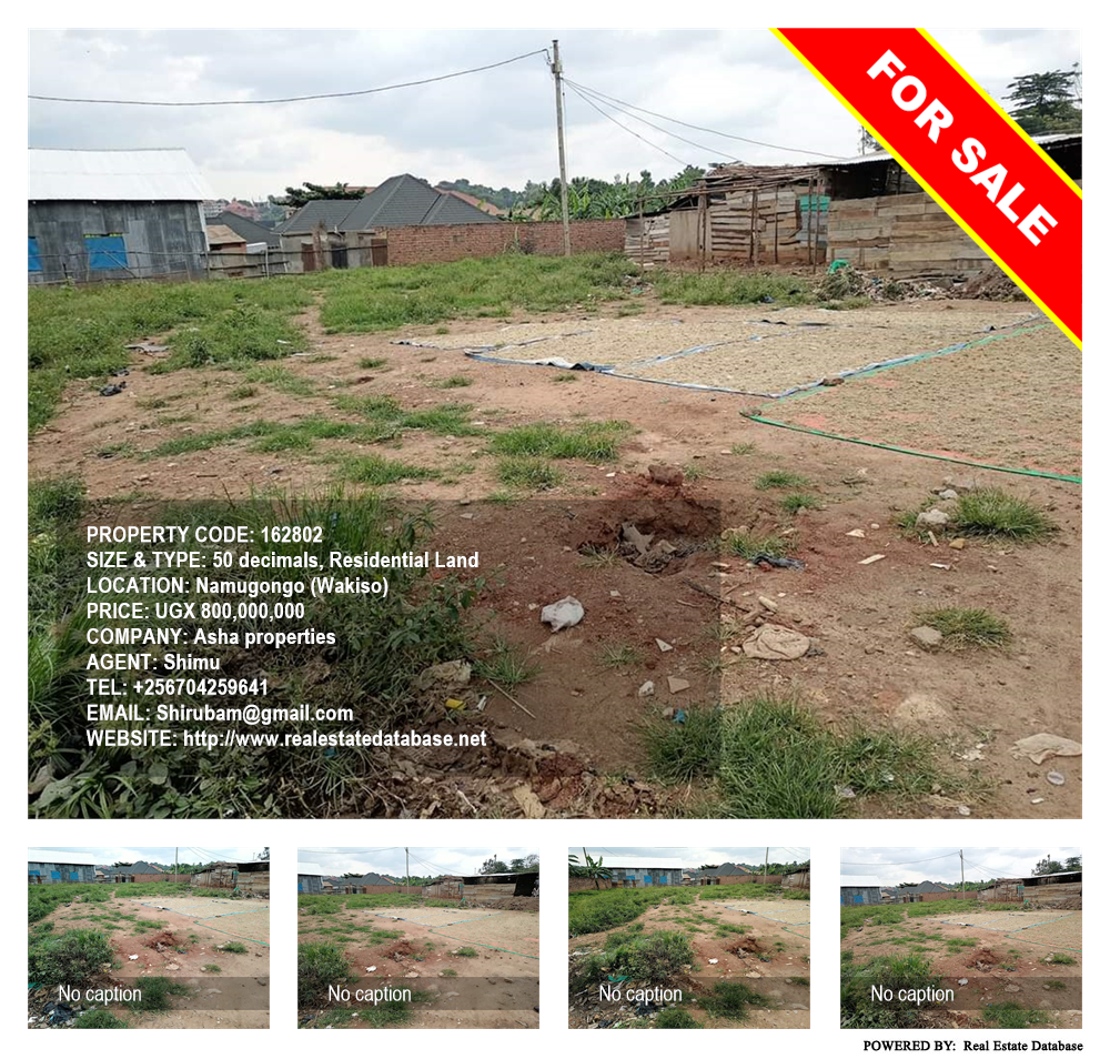 Residential Land  for sale in Namugongo Wakiso Uganda, code: 162802