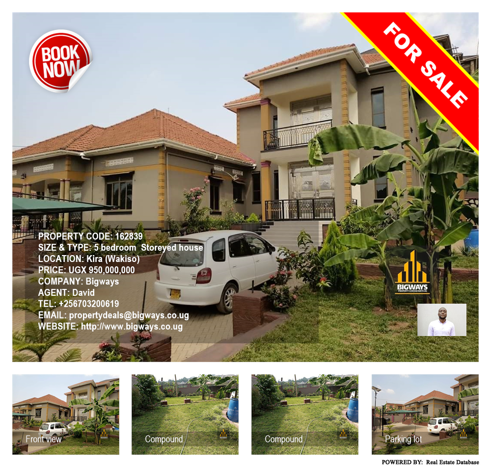 5 bedroom Storeyed house  for sale in Kira Wakiso Uganda, code: 162839
