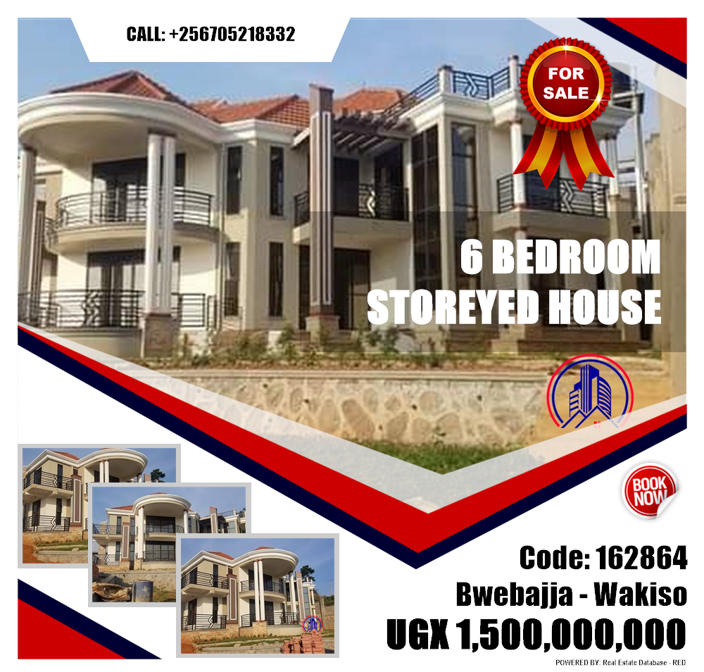 6 bedroom Storeyed house  for sale in Bwebajja Wakiso Uganda, code: 162864
