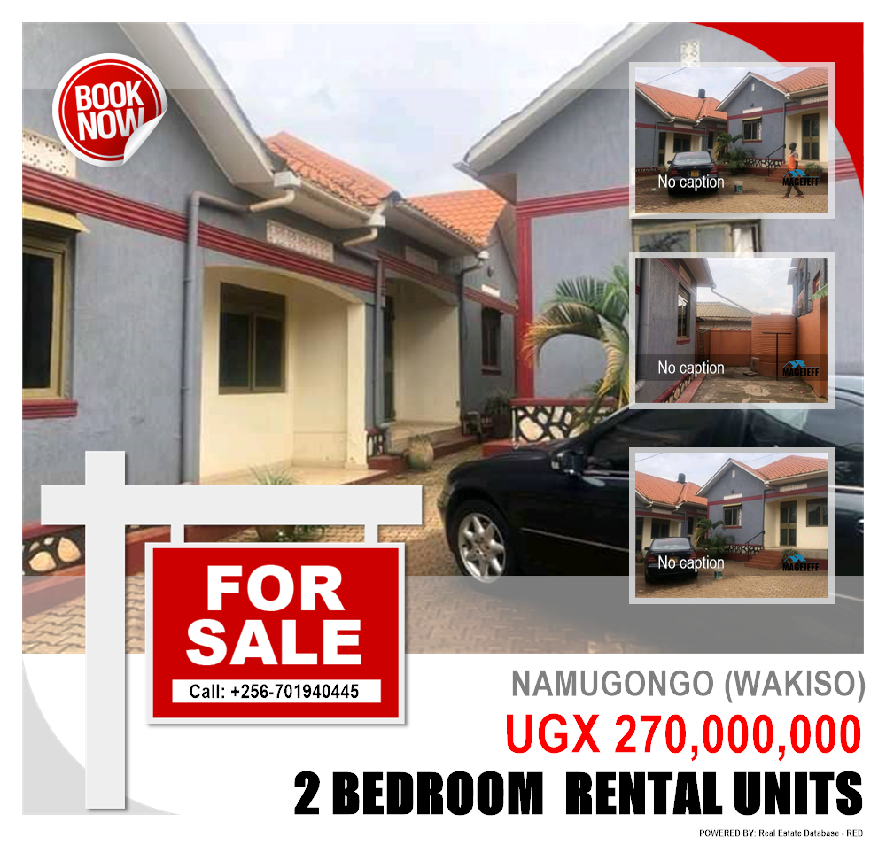 2 bedroom Rental units  for sale in Namugongo Wakiso Uganda, code: 162870