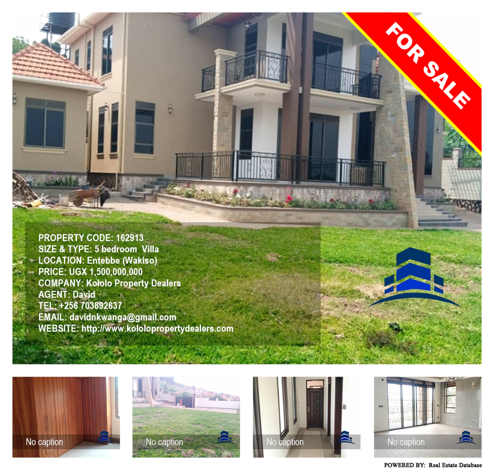 5 bedroom Villa  for sale in Entebbe Wakiso Uganda, code: 162913