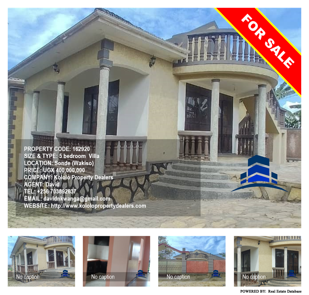 5 bedroom Villa  for sale in Sonde Wakiso Uganda, code: 162920