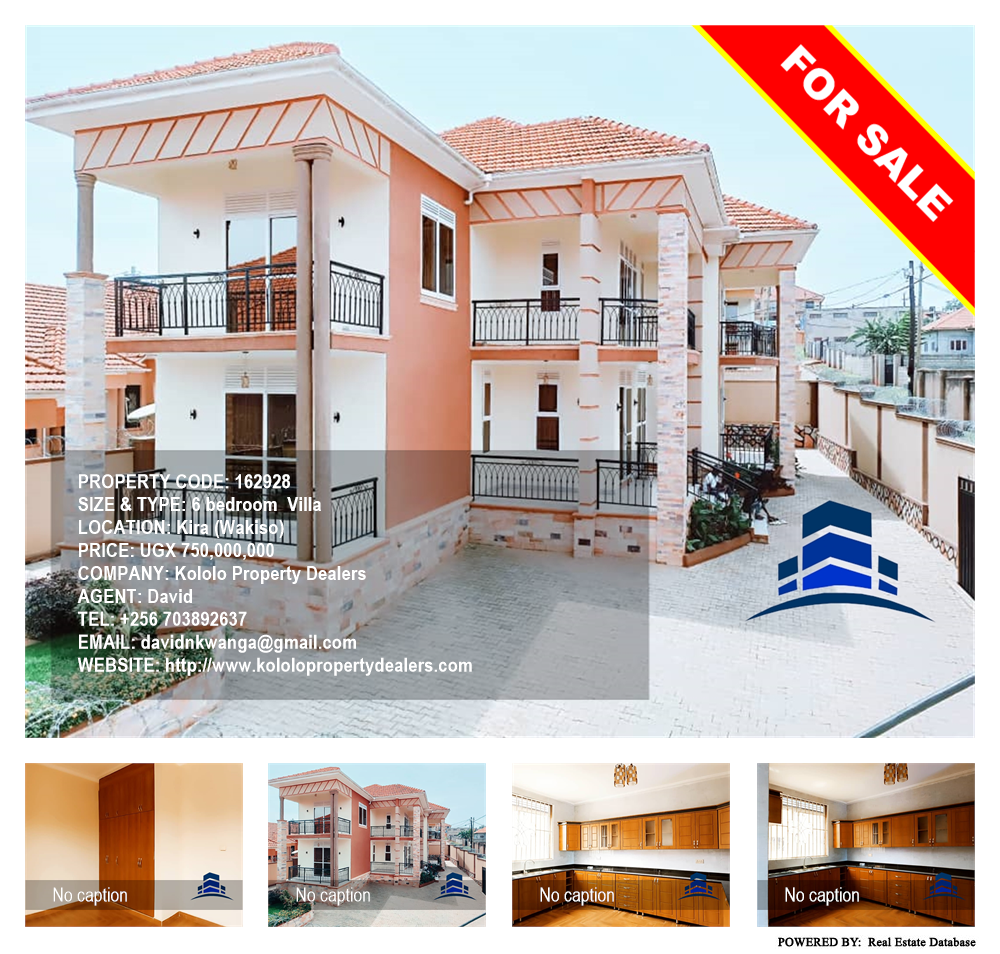 6 bedroom Villa  for sale in Kira Wakiso Uganda, code: 162928