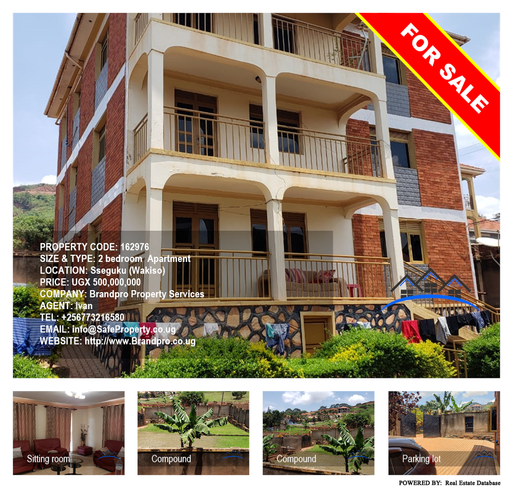 2 bedroom Apartment  for sale in Seguku Wakiso Uganda, code: 162976