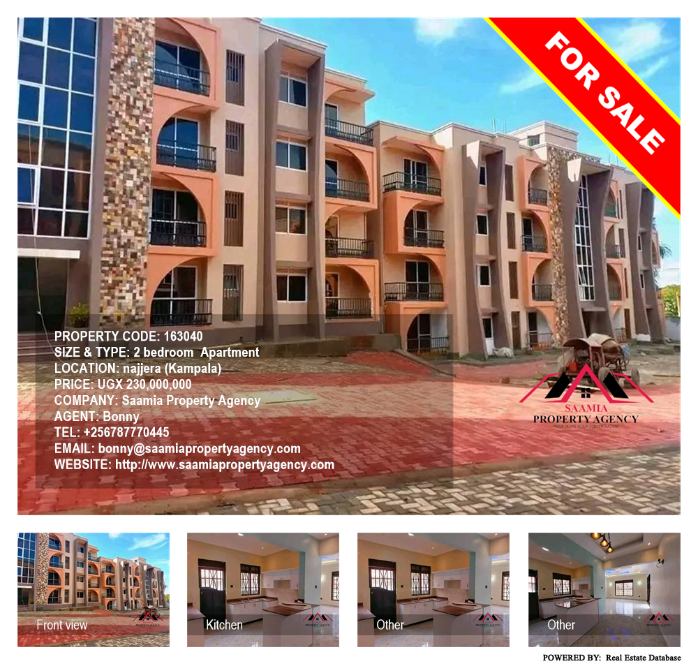 2 bedroom Apartment  for sale in Najjera Kampala Uganda, code: 163040