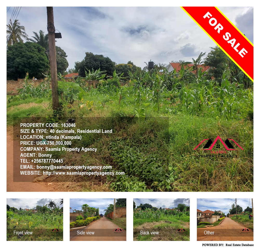 Residential Land  for sale in Ntinda Kampala Uganda, code: 163046