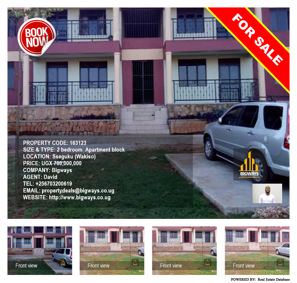 2 bedroom Apartment block  for sale in Seguku Wakiso Uganda, code: 163123