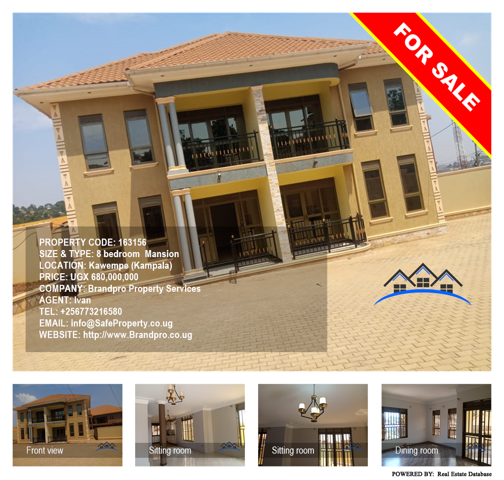 8 bedroom Mansion  for sale in Kawempe Kampala Uganda, code: 163156