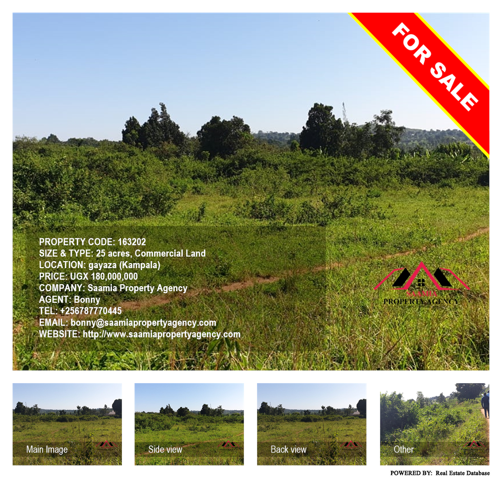 Commercial Land  for sale in Gayaza Kampala Uganda, code: 163202