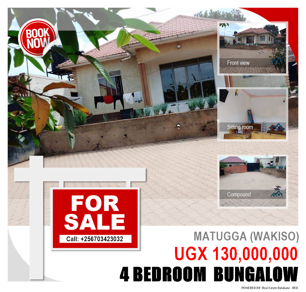 4 bedroom Bungalow  for sale in Matugga Wakiso Uganda, code: 163228