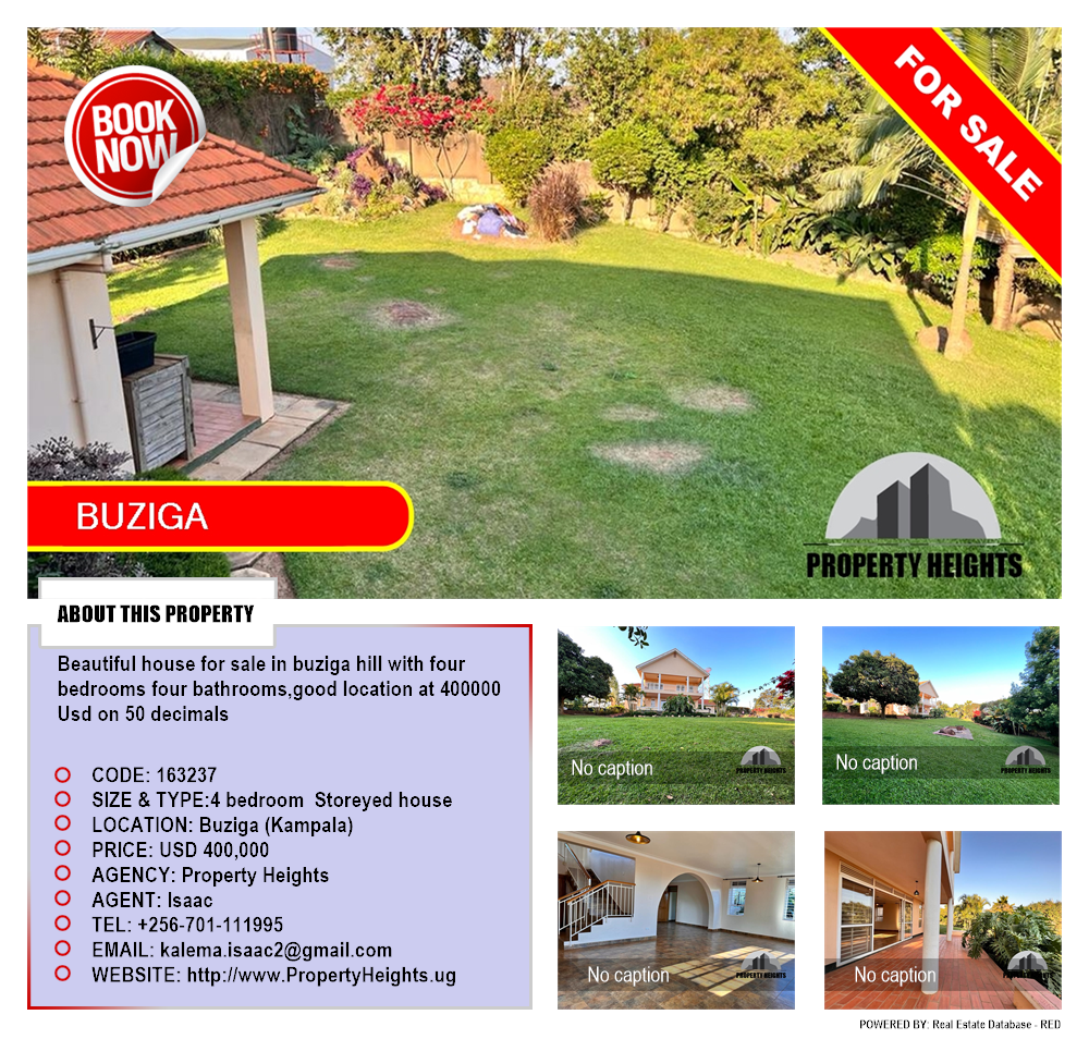 4 bedroom Storeyed house  for sale in Buziga Kampala Uganda, code: 163237