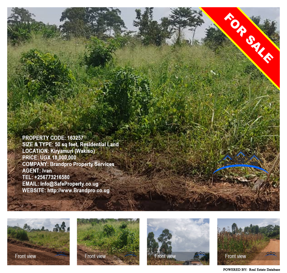 Residential Land  for sale in Kiryamuri Wakiso Uganda, code: 163257