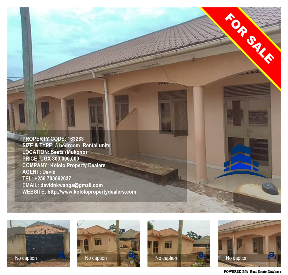 3 bedroom Rental units  for sale in Seeta Mukono Uganda, code: 163283