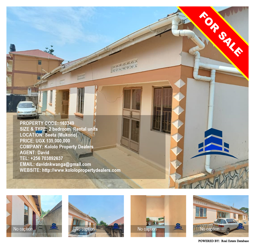 2 bedroom Rental units  for sale in Seeta Mukono Uganda, code: 163349