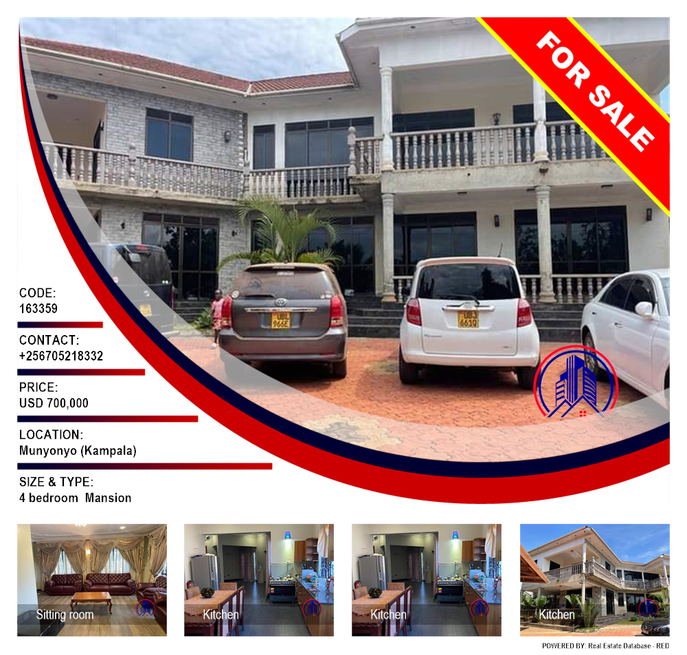 4 bedroom Mansion  for sale in Munyonyo Kampala Uganda, code: 163359