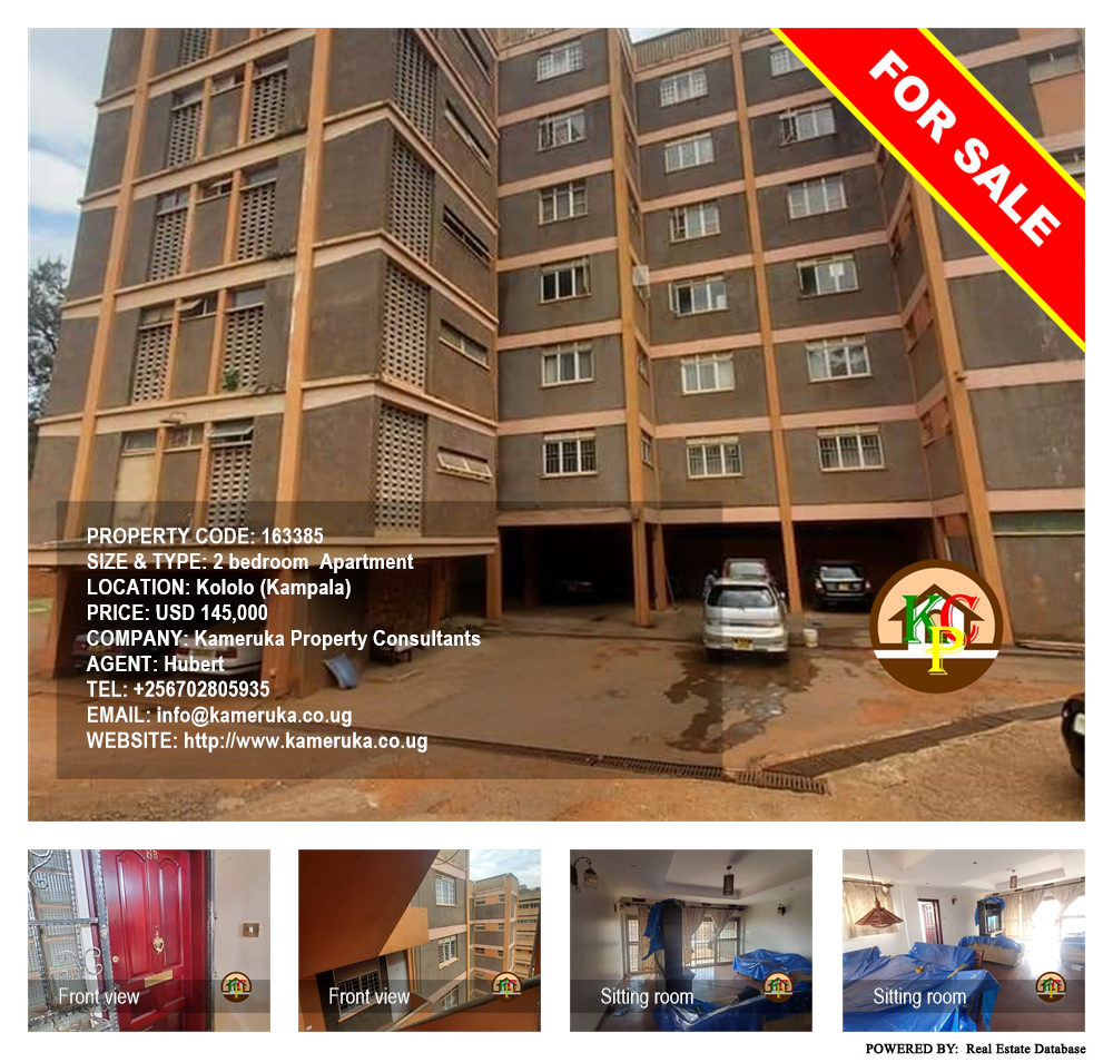 2 bedroom Apartment  for sale in Kololo Kampala Uganda, code: 163385