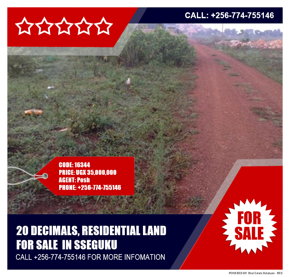 Residential Land  for sale in Seguku Wakiso Uganda, code: 16344