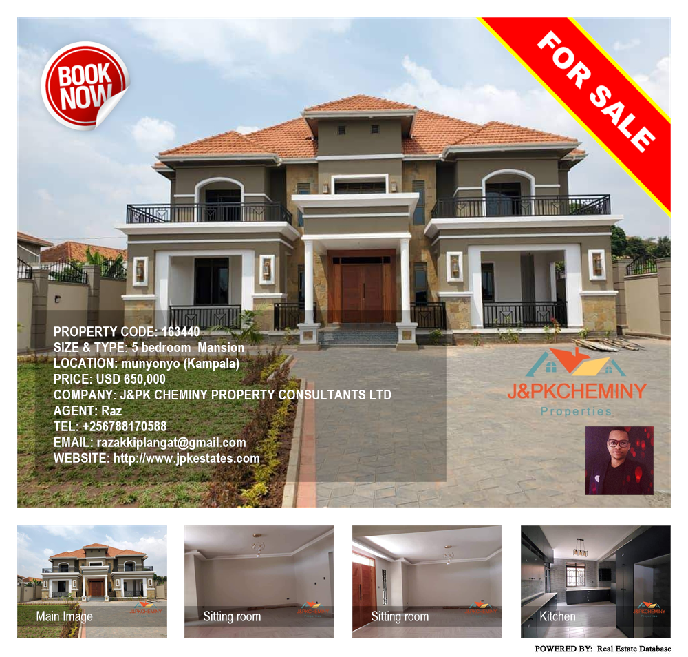 5 bedroom Mansion  for sale in Munyonyo Kampala Uganda, code: 163440