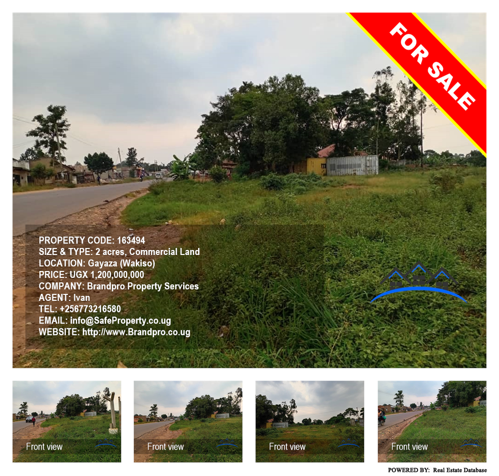 Commercial Land  for sale in Gayaza Wakiso Uganda, code: 163494