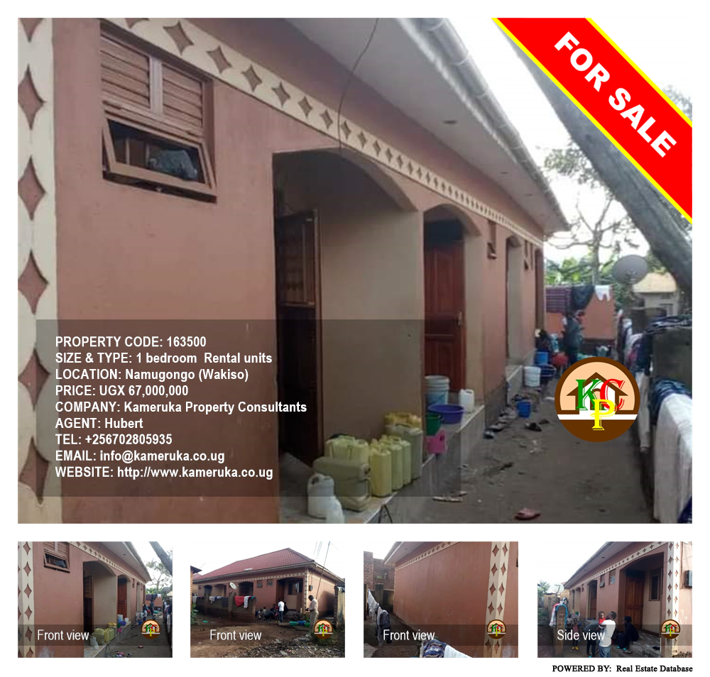 1 bedroom Rental units  for sale in Namugongo Wakiso Uganda, code: 163500