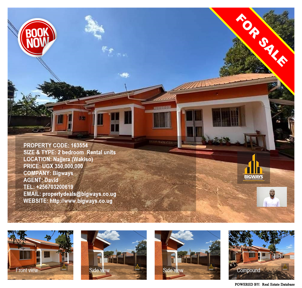 2 bedroom Rental units  for sale in Najjera Wakiso Uganda, code: 163554
