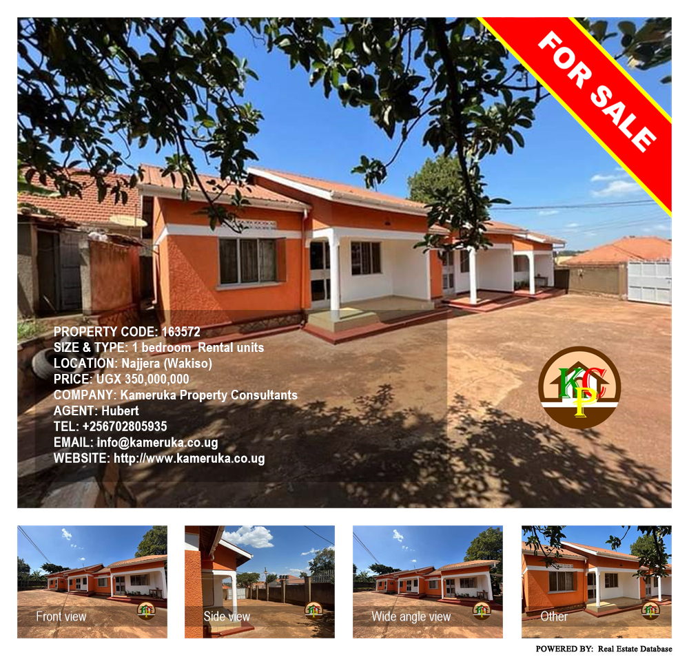 1 bedroom Rental units  for sale in Najjera Wakiso Uganda, code: 163572